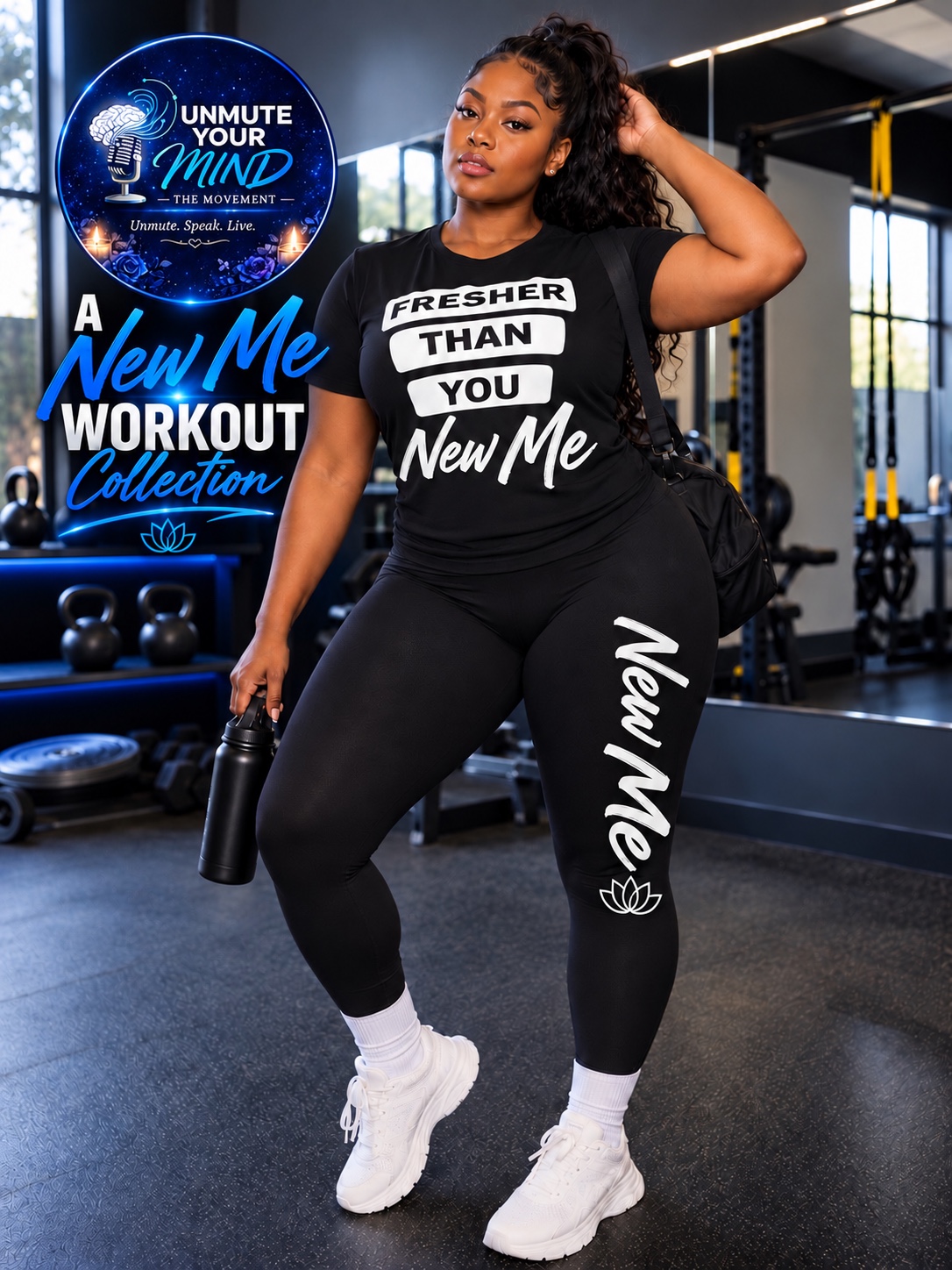 A New Me Black Statement Set