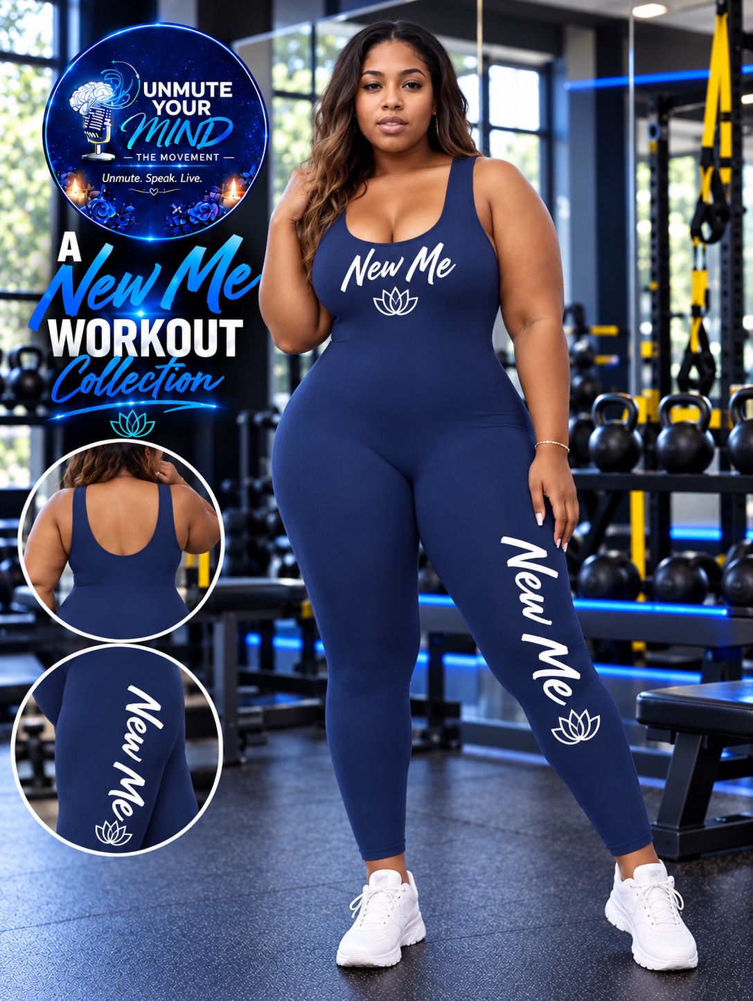 Plus Size Midnight Confidence Jumpsuit
