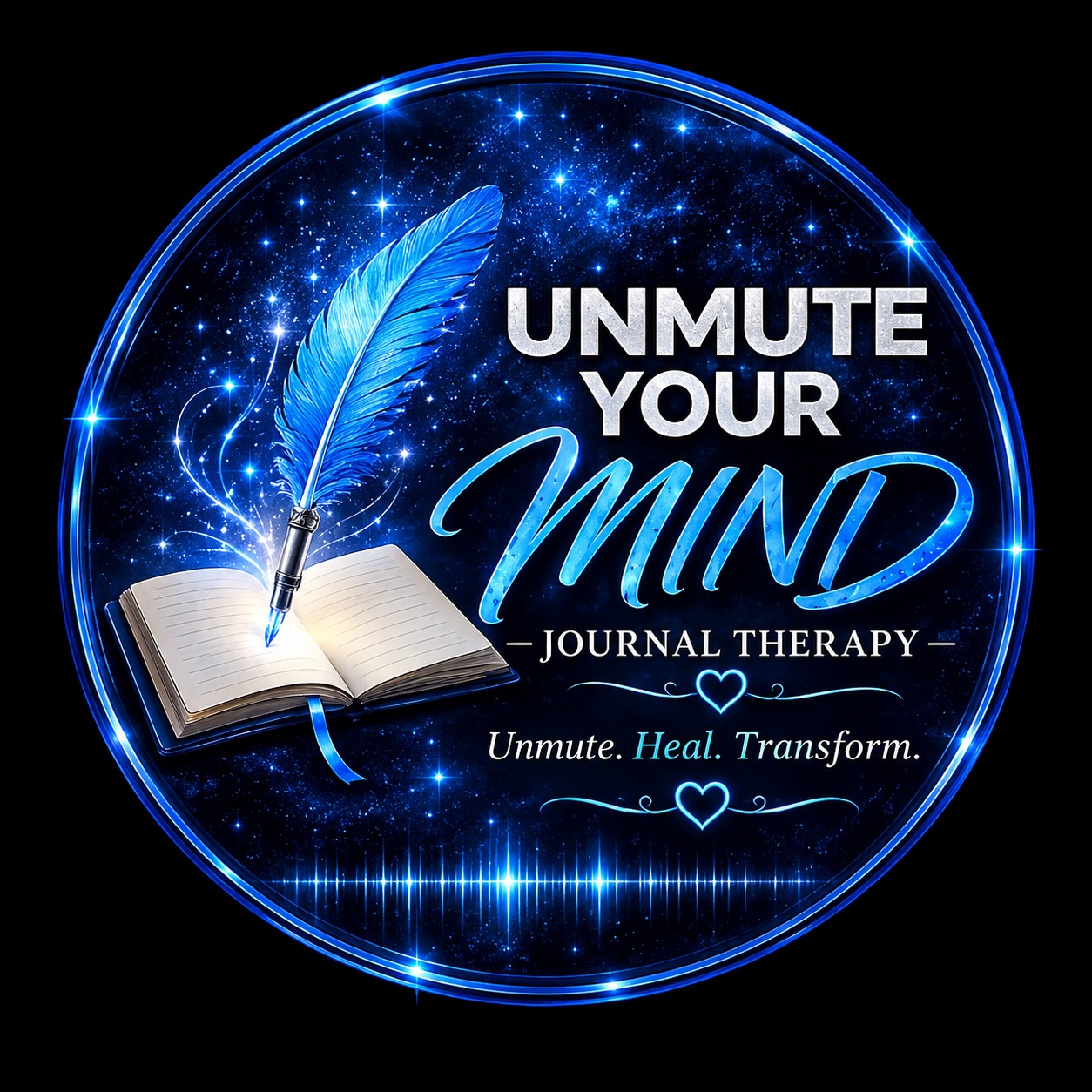 Unmute Your Mind Journal Therapy logo